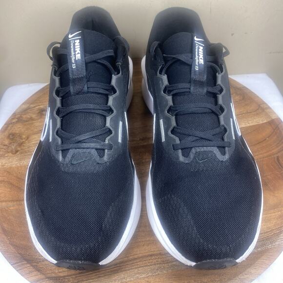 Nike Downshifter 13 Extra Wide Black White Mens Size 14 Running Shoes FJ1284-001 - Picture 4 of 12